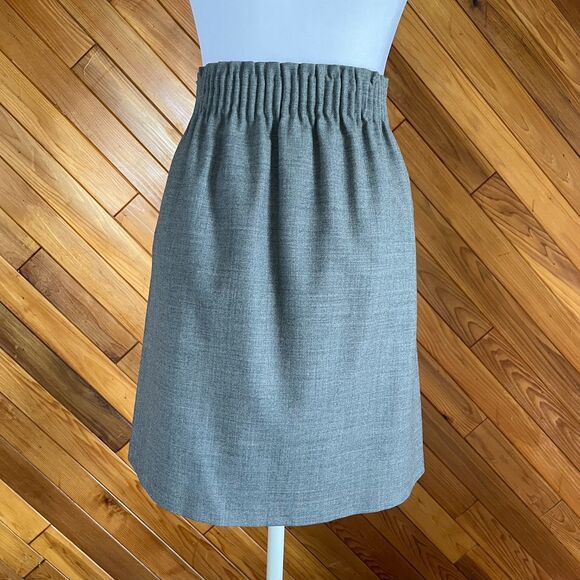 J. Crew Factory Wool Blend Sidewalk Skirt - Picture 3 of 5